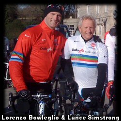 Lorenzo Bowleglio and Lance Simstrong